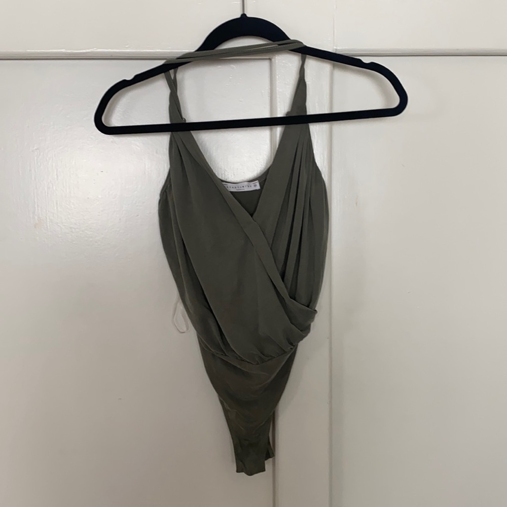 Soft green bodysuit